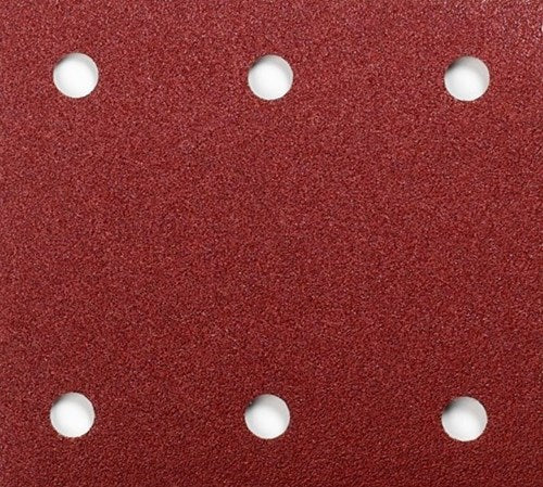 Makita accessoires makita p-33087 schuurvel red - vlak schuurvel - delta schuurvel - velcro - klittenband - k40 - 114 x 102mm (10stuks)