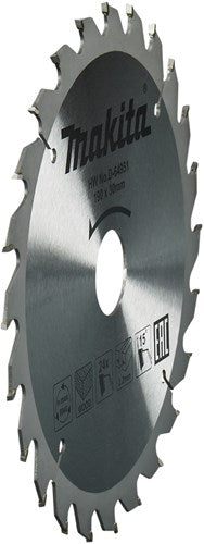 Makita accessoires makita cirkelzaagblad voor hout | standaard | ø 190mm asgat 30mm 24t - d-64951