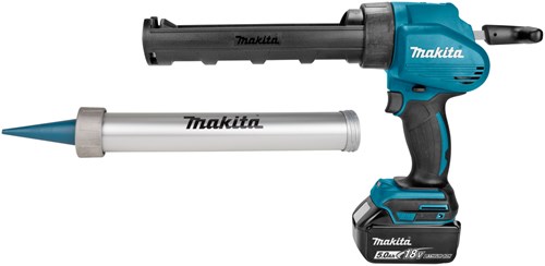 Makita dcg180rtex | lxt accu lijm- en kitspuit 18v 300ml 600ml in koffer (2x 5.0ah accu + lader) - dcg180rtex