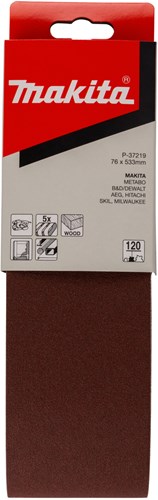Makita accessoires schuurband k120 76x533 red - p-37219