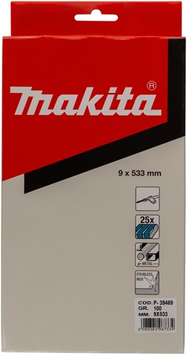 Makita accessoires makita schuurband k100 9x533mm blue p-39469 (25st)