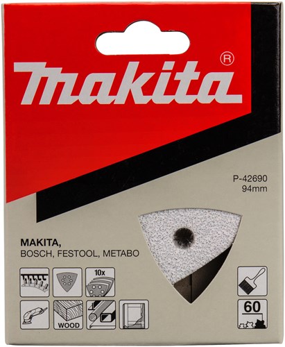Makita accessoires schuurvel 3-k k60 white v. - p-42690