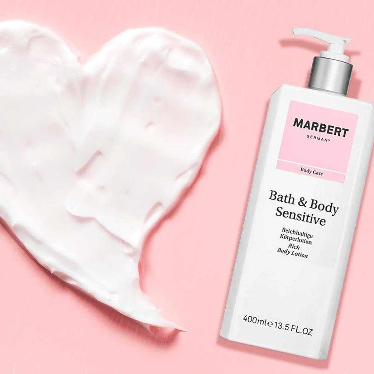 Marbert Woman Sensitive Bodylotion 400ml - ingrediënten en verpakking