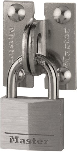 Masterlock set 2 haakse ogen 60r+hangslot 9140eurd - 914060reurd 914060reurd