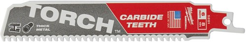 Milwaukee accessoires milwaukee heavy duty torch™ carbide tanden | tct torch 150mm x 8 tpi | 1 pc - 48475201