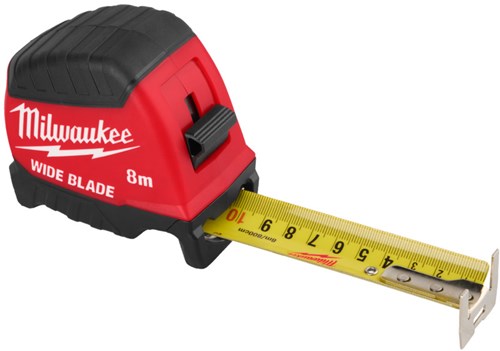 Milwaukee rolmaat | wide blade | 8 m x 35 mm - 4932499205