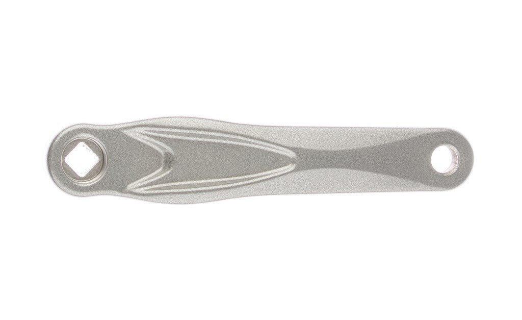 Miranda alu linkse crank alfa 1 170mm lengte zilver 574001
