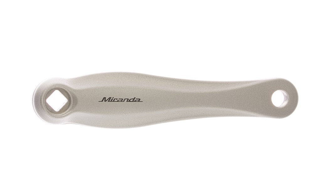 Miranda beta 1 crank 170mm links, voor #8575138, zilver