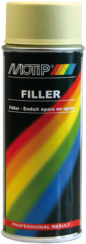 Spuitbus 400ml Filler Geel