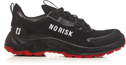No risk x-treme low black red 1557.10 s3l | zwart rood | maat 45 - 5607421133451