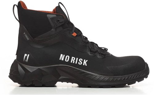 No risk x-treme mid black 1057.00 s3 | zwart | maat 47 - 5607421119479