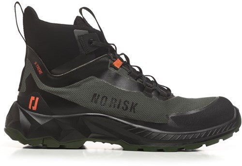 No risk x-treme mid green 1057.08 s3 | zwart groen | maat 48 - 5607421129485