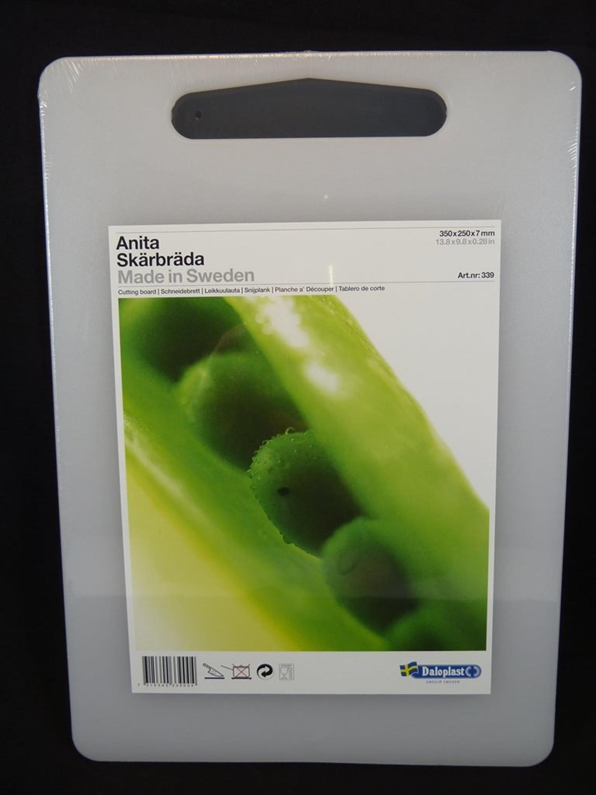 Snijplank duoplast kunststof anita naturel 35x25x0,7cm