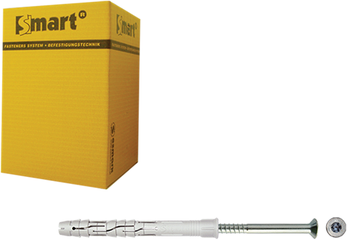 Pgb-europe smart | raamplug+schroef vzk tx t40 ø 10x300 zn | 25 st - sm0rptn011003003