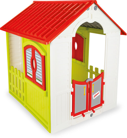 Pilsan Opvouwbaar Speelhuisje 110 x 92 x 109 cm Groen Wit Rood