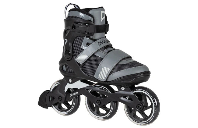 Playlife GT 110 Fitness Inlineskates Zwart grijs maat 46