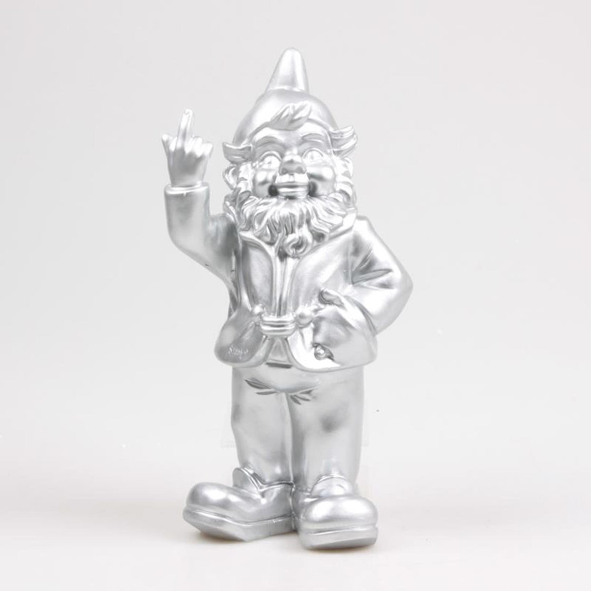 Stoobz design stoobz kabouter f*ck you zilver 16x32cm