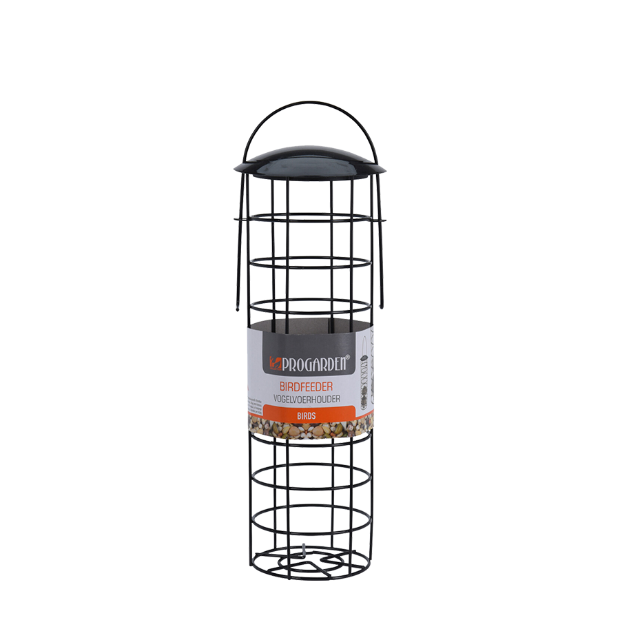 Pro garden vogelvoerhouder metaal ø7x25cm