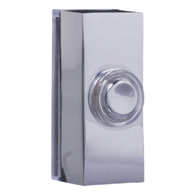 Byron deurbel chroom 7,4 cm | 12 stuks