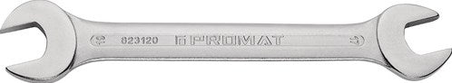 Promat tecwerk dubbele steeksleutel | 36 x 41 mm lengte 358 mm | verchroomd - 4000823140