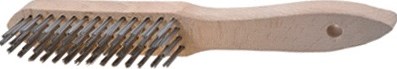 Promat tecwerk staalborstel | lengte 295 mm | 0,3 mm rvs | 3-rijig - 4000841053