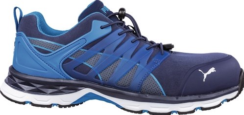 Puma veiligheidsschoen | maat 43 blauw | s1p esd hro src en iso 20345 | microvezel | 1 stuk - 64.385.0-43 64.385.0-43