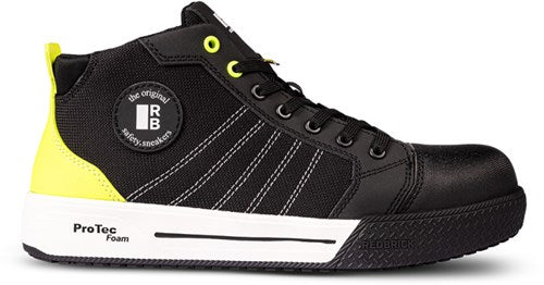 Redbrick runner s1ps | zwart groen | maat 43 - 8713458013998