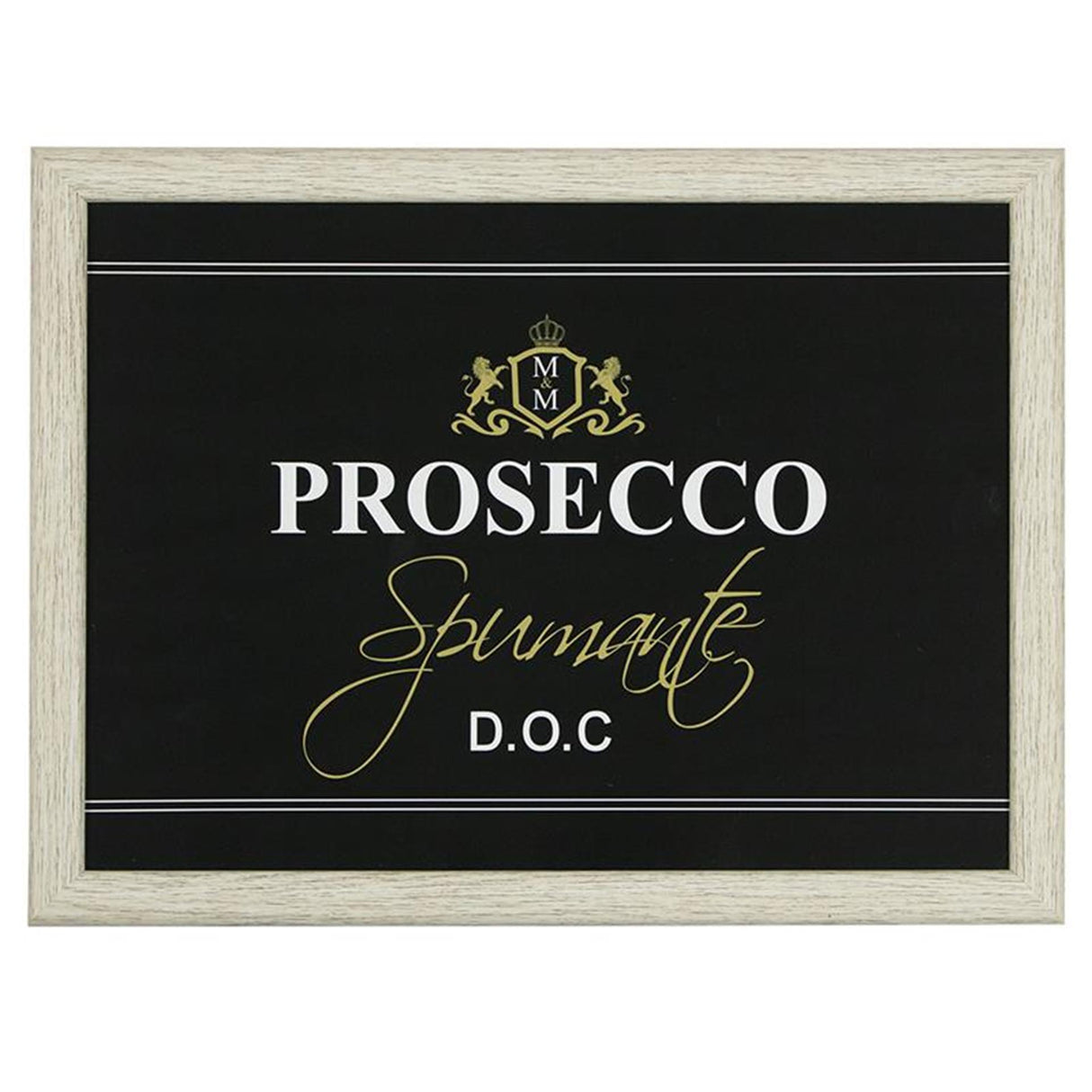 Mars more schootkussen prosecco zwart 43x33x9cm