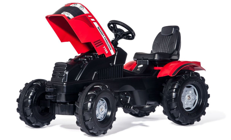 Rolly toys Traptractor RollyFarmtrac MF8650 rood zwart