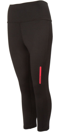 Rucanor Danila capri hardloopbroek dames zwart maat M