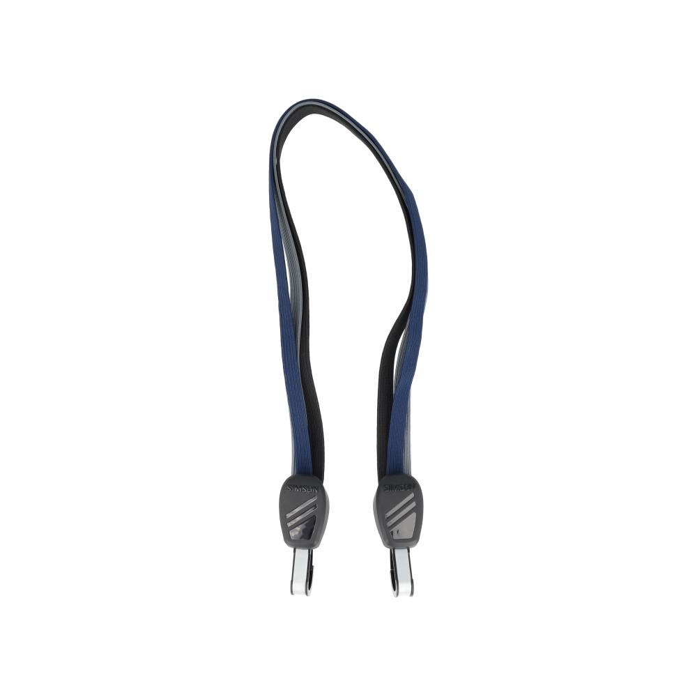 Simson karabijnhaakbinder 60cm zwart blauw antraciet