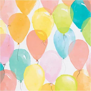 Creativ company inpakpapier, ballonnen, b: 50 cm, 80 gr, pastelkleuren, 5 m 1 rol