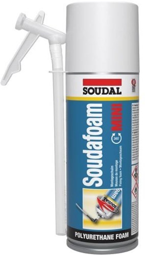 Soudal soudafoam mini | pu schuim | champagne | 150 ml - 116168
