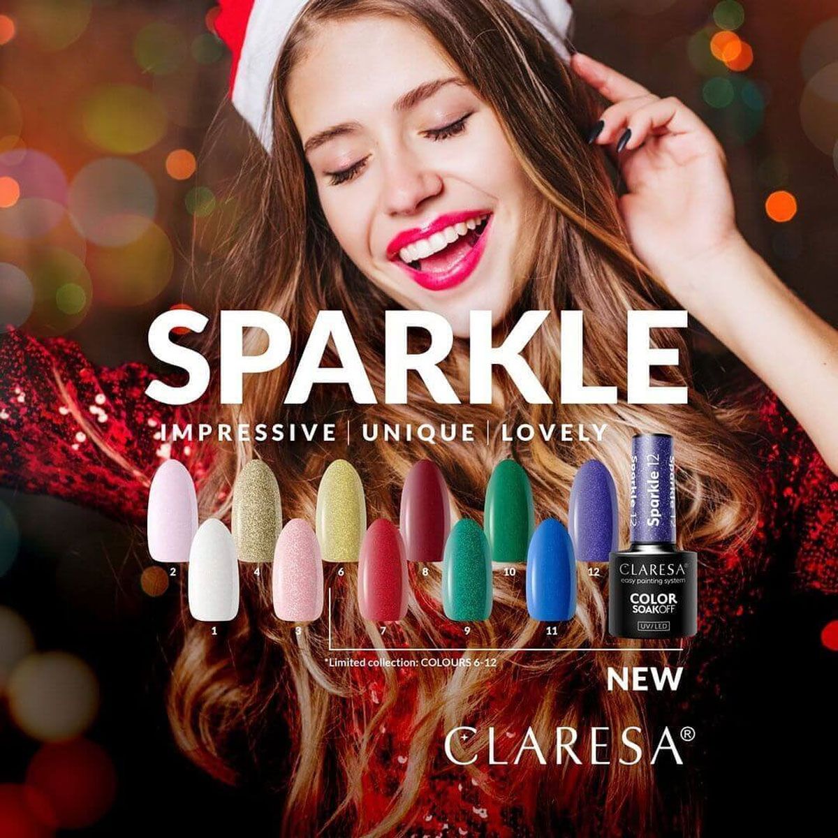 Claresa uv led gellak 5ml sparkle 1