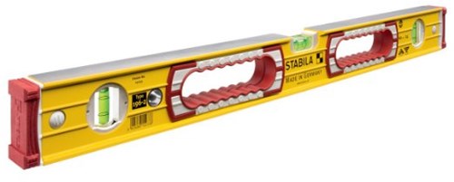 Stabila waterpas, 196-2 + handgrepen 2v1h 120cm - 15236