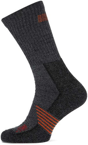 Stapp techno bamboo sok 28400 donkergrijs oranje | 6556 donkergrijs oranje | maat 38 - 00.134.007.35