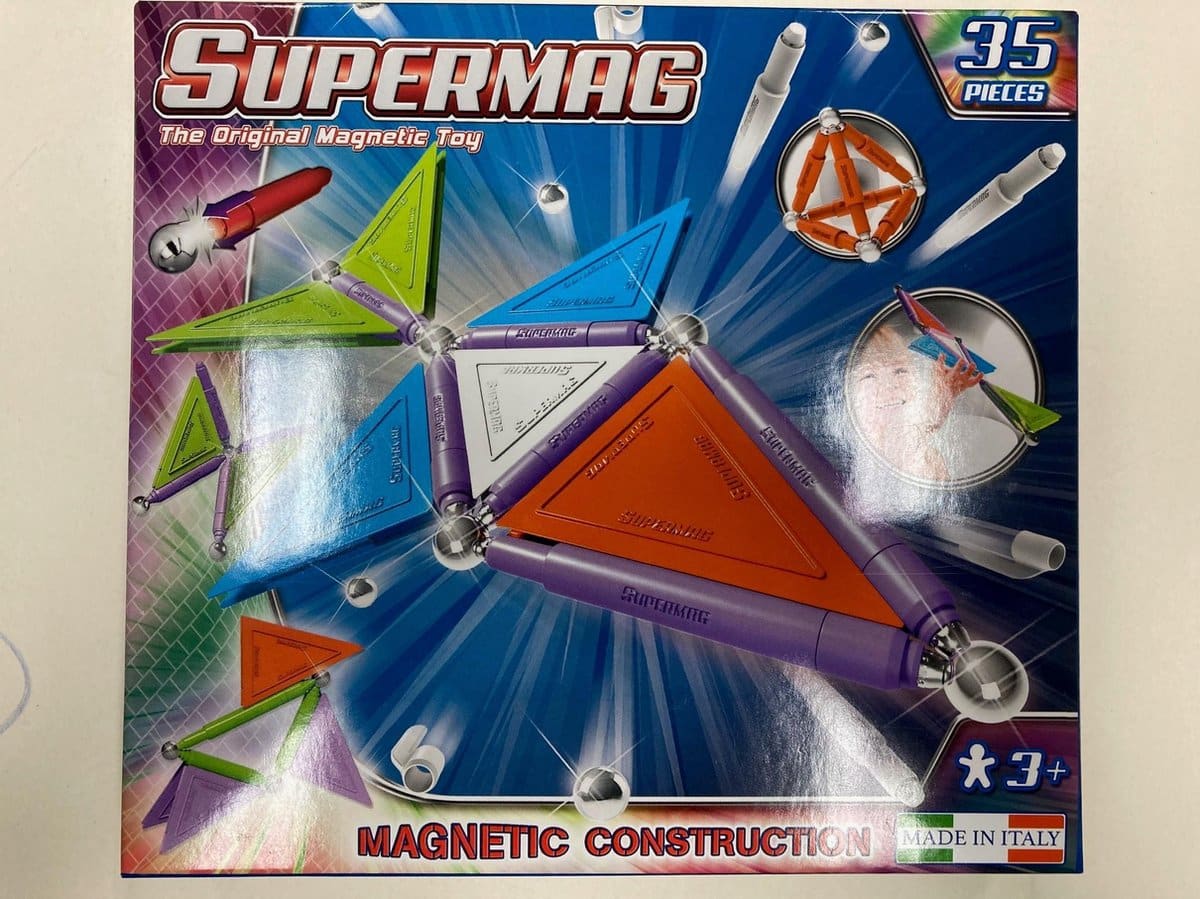 Selecta supermag - trendy 35-delige magnetenset