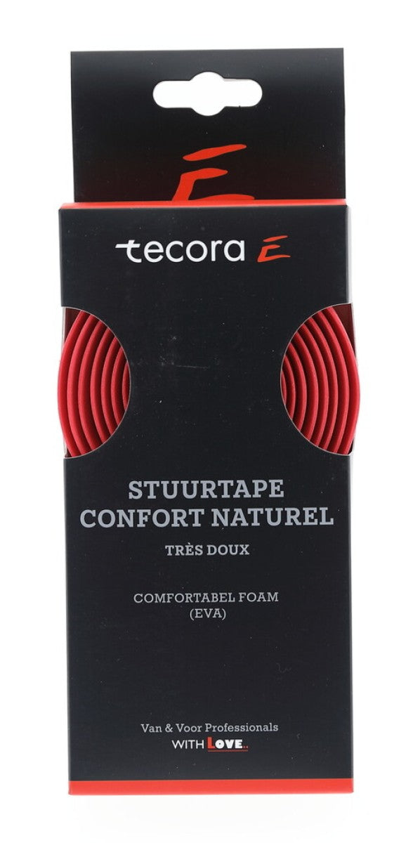 Buzaglo tecora e stuurlint confort naturel, ø2,5x30mm, 1.8m, rood