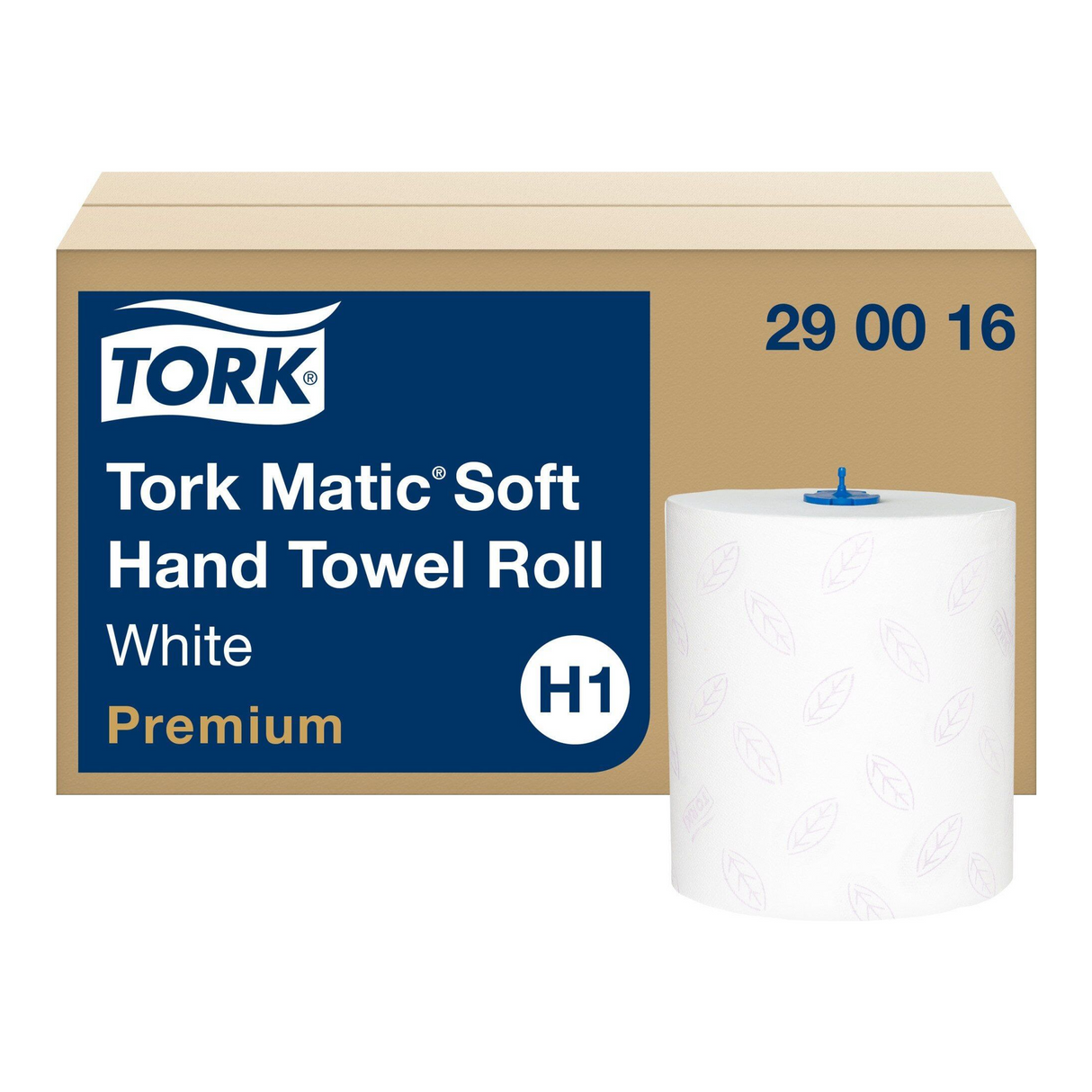 Tork handdoekrol 2lgs wit h1 290016 (6 rollen)