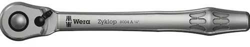Wera 8004 a zyklop metal-ratel met omschakelpal met 1 4 -aandrijving , 1 4 duim x 141.0 mm - 1 stuk(s) - 05004004001