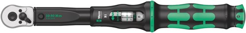 Wera click-torque b 1 draaimomentsleutel met omschakelratel, 3 8 duim, 10 - 50 nm - 1 stuk(s) - 05075610001