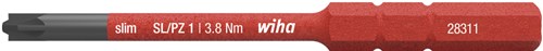 Wiha omkeerkling | plus minus sleuf pzd 1 x 75 mm | vde geïsoleerd | 1 stuk - 34589 - 34589