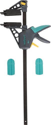 Wolfcraft - montageklem voor vlonderbevestiging - terrasplanken - terrasbouw - 6985000