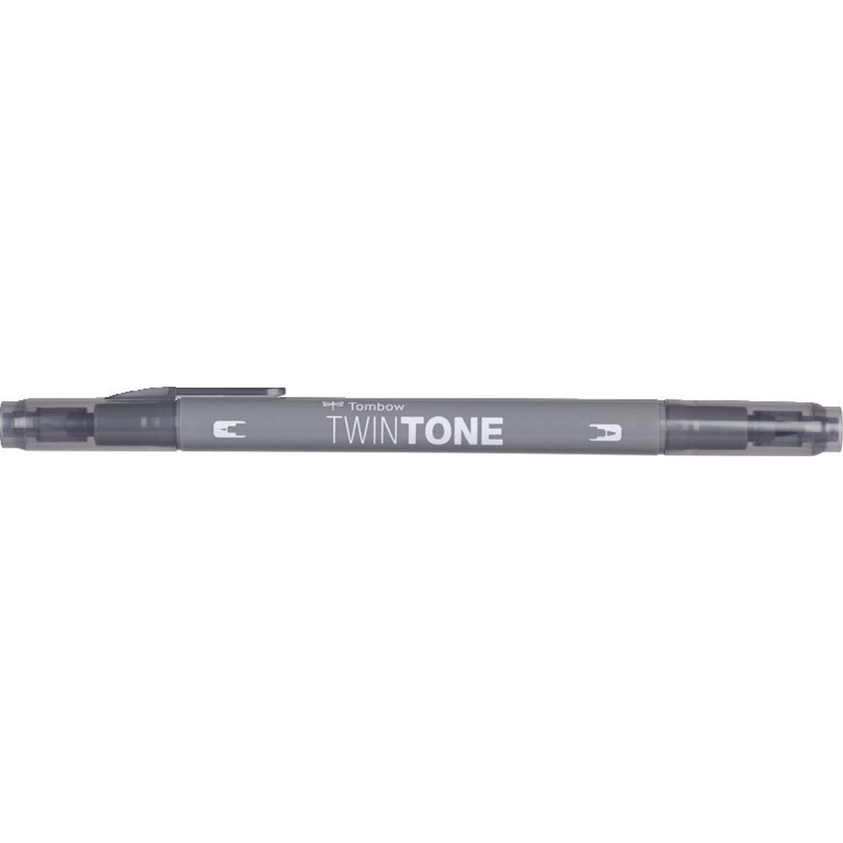 Tombow • twintone dual-tip brushpen grey
