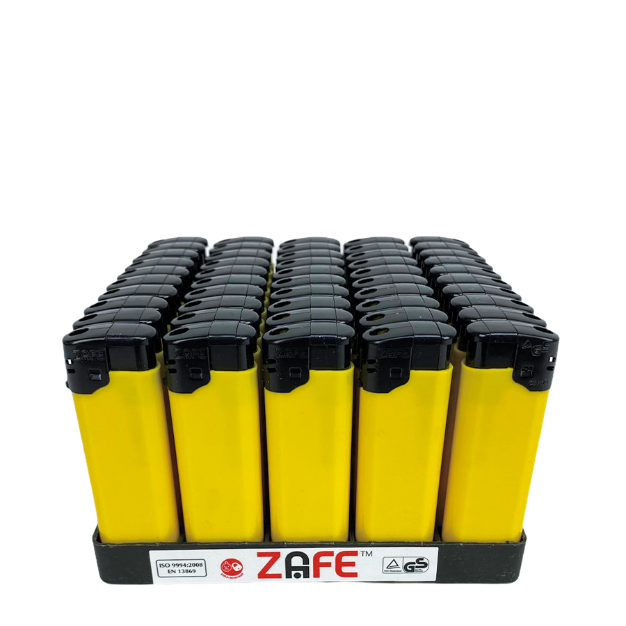Zafe aansteker elektrisch geel