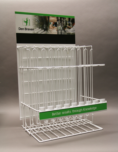 Den braven zwaluw kokerautomaat | 9x12 compleet rek | wit - 200405