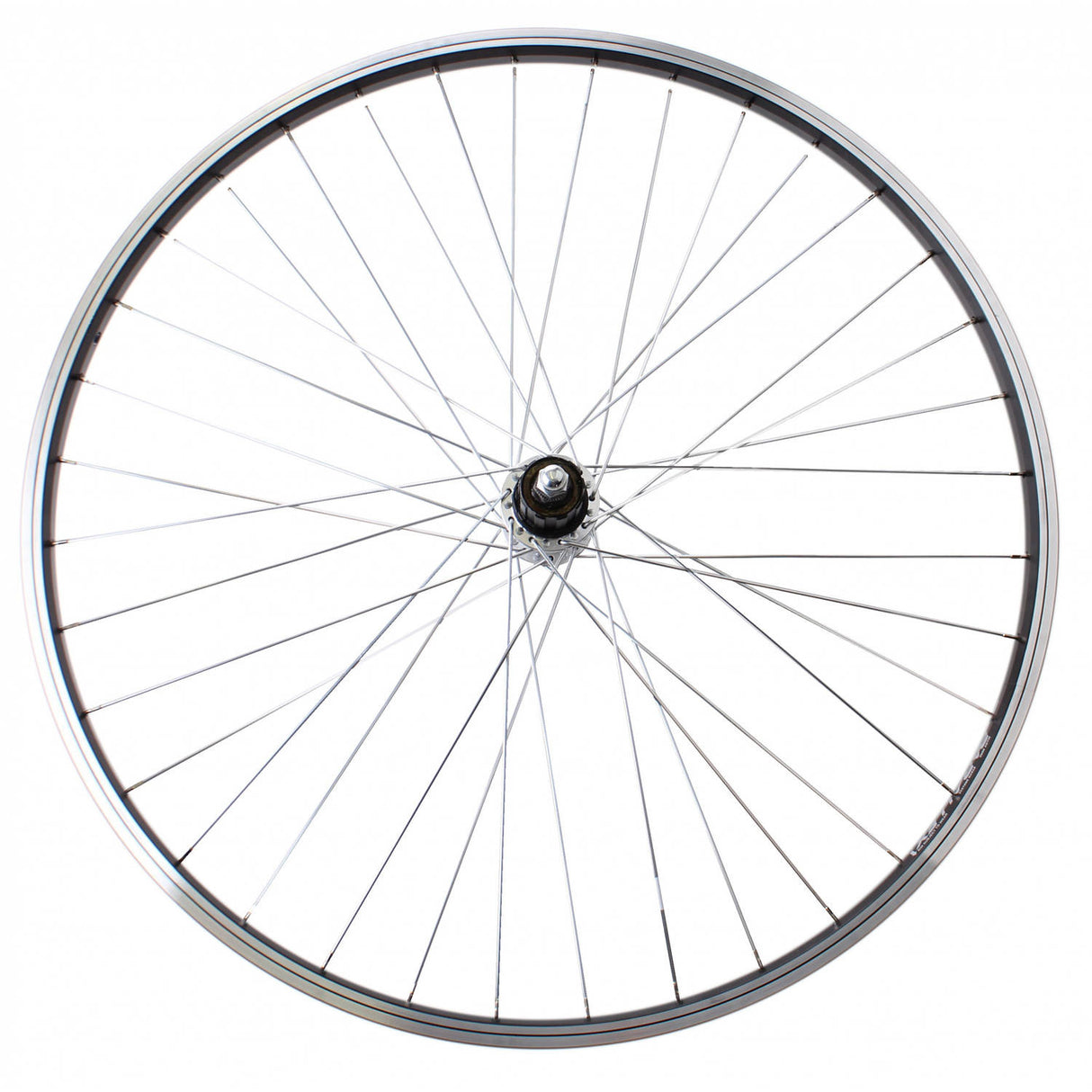 Achterwiel 26-1.75 559 8v cass vast alu velg paralex zwart