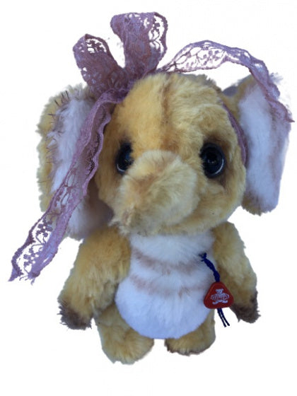 Clemens Gozy knuffelolifant junior 16 cm pluche grijs