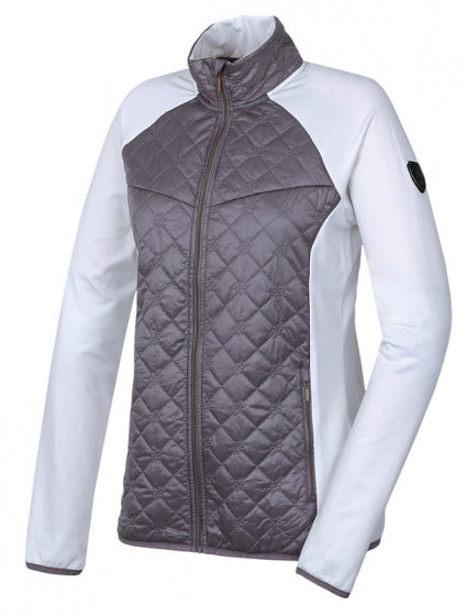 Hannah Outdoorvest Elsa dames polyester wit grijs maat 40