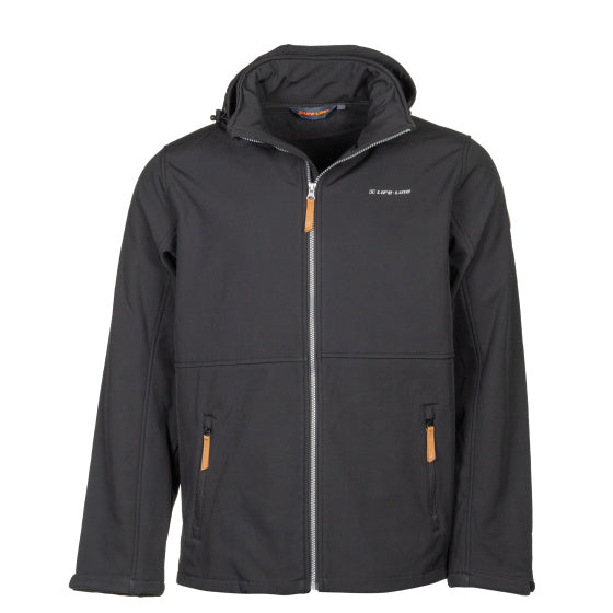 Life line Kasper softshell jacket heren zwart maat S